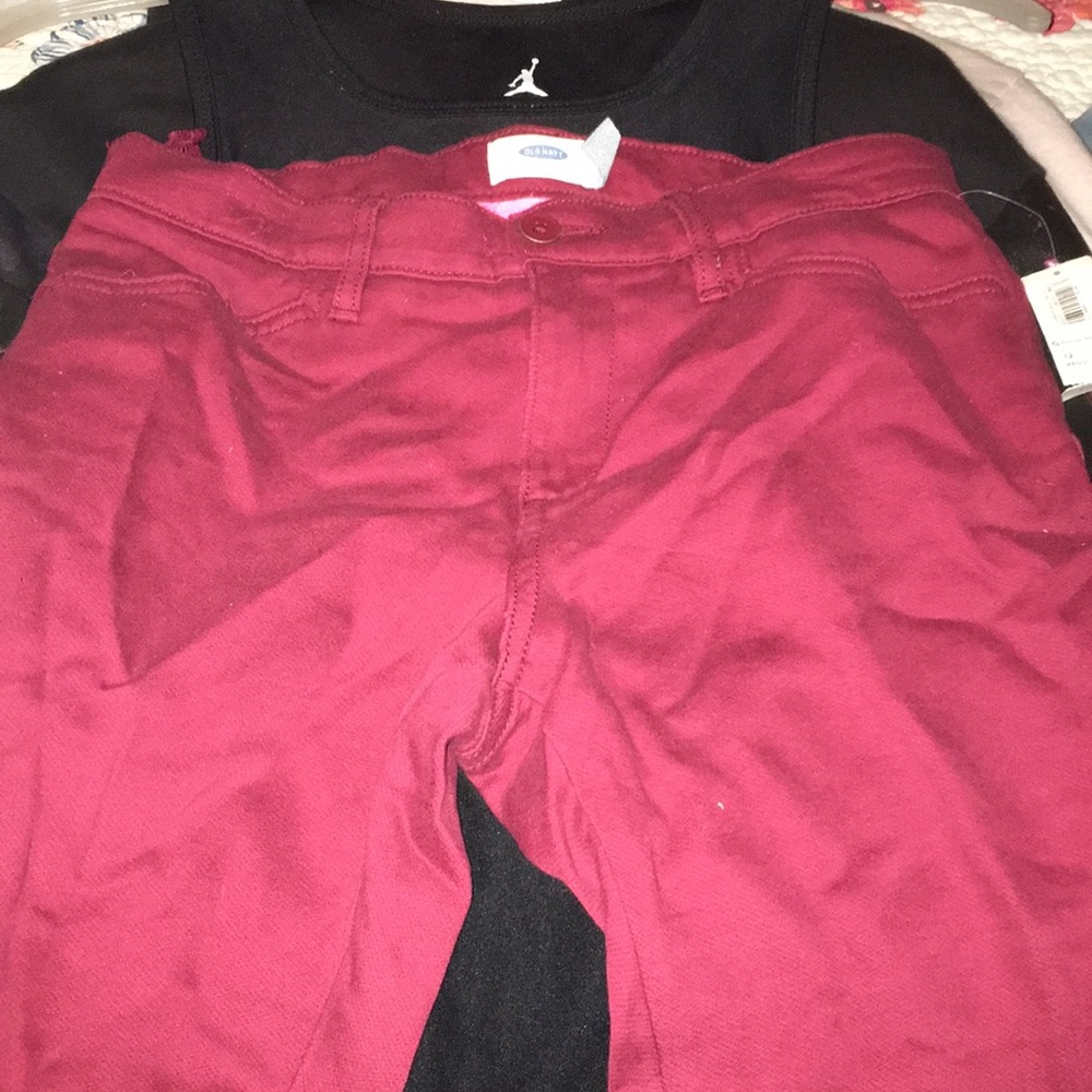 Maroon jeans, brand new